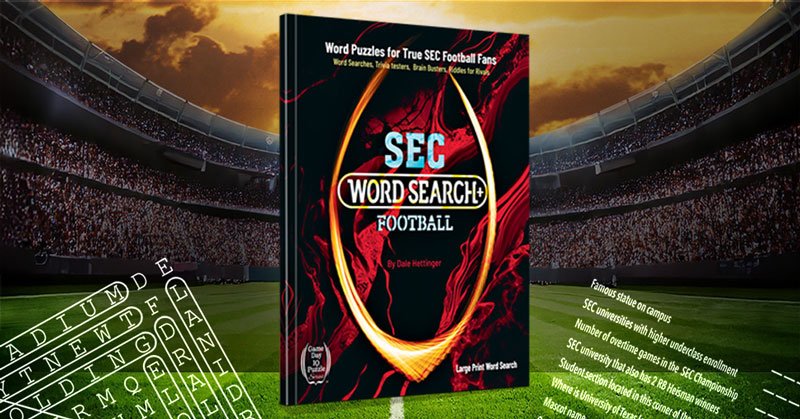 SEC-WordSearch-Book-Football SEC Word Search and Trivia Book