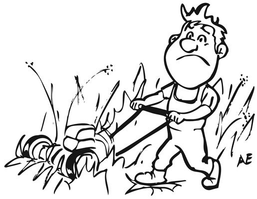 Word Search riddle cartoon