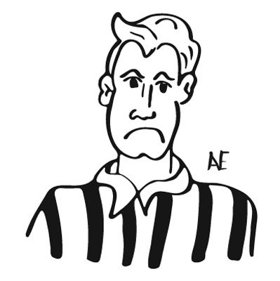 referee cartoon Football Word Search Book